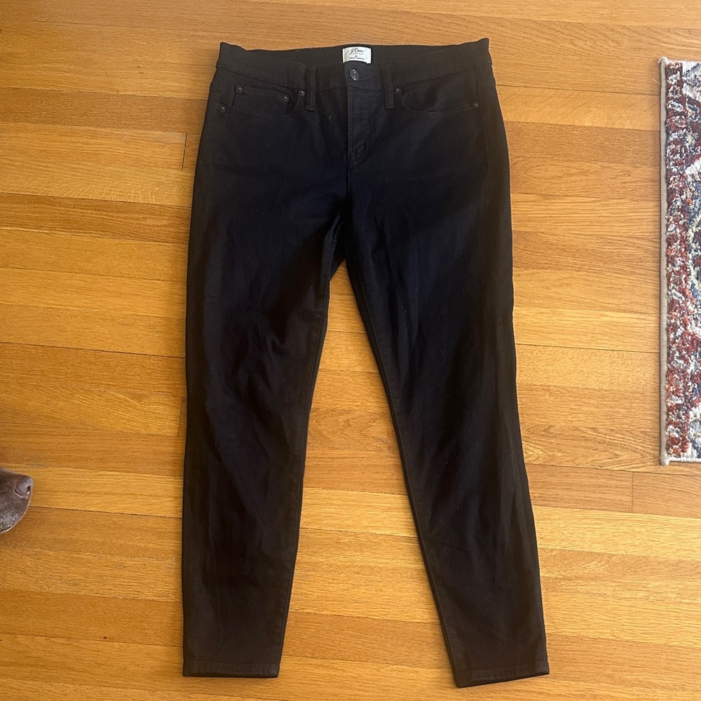 J.Crew Women’s Black Toothpick Jeans Size 30